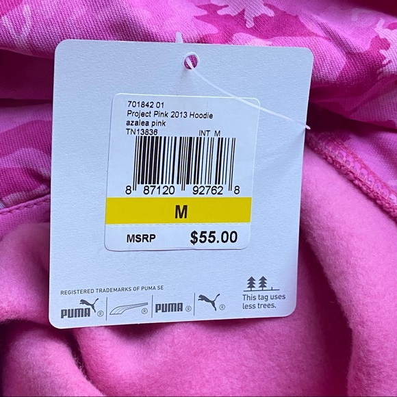 🆕 PUMA Project Pink Hooded Sweatshirt - 2013 Design - Picture 12 of 13